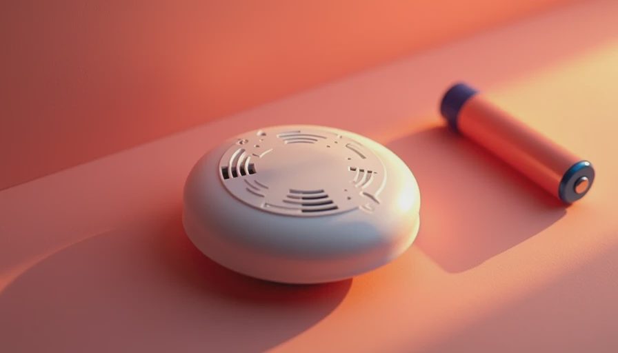 Illustration for smoke alarm chirping