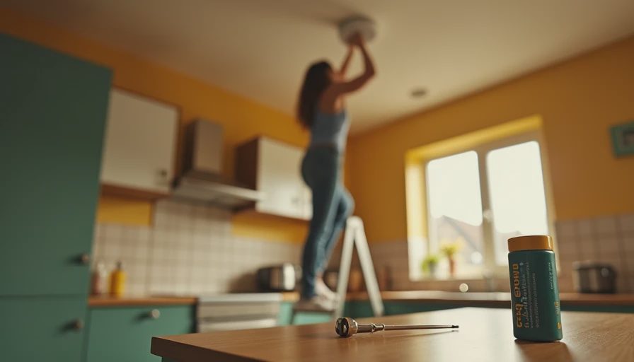 Visual context for how to stop smoke alarm from beeping