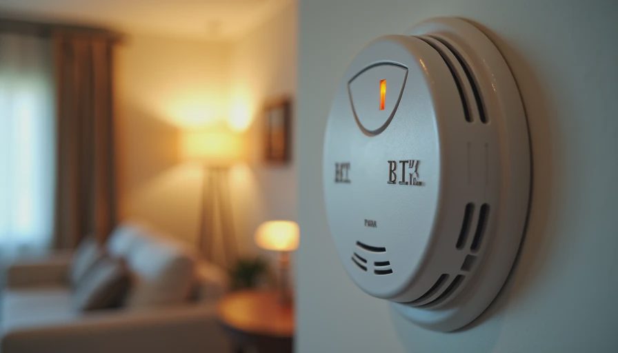 Visual context for how to stop smoke detector from beeping